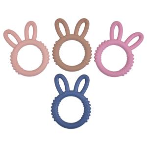 China EN1400 Silicone Baby Teether Relieve Pain And Itching Clean Tongue factory