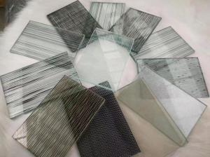China Transparent Rectangle Custom Glass UV Protection For Hollow Louvers factory
