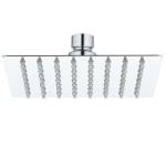 Stainless Steel 201 Rain Shower Head , Ultrathin 4 inch Rain Shower Head