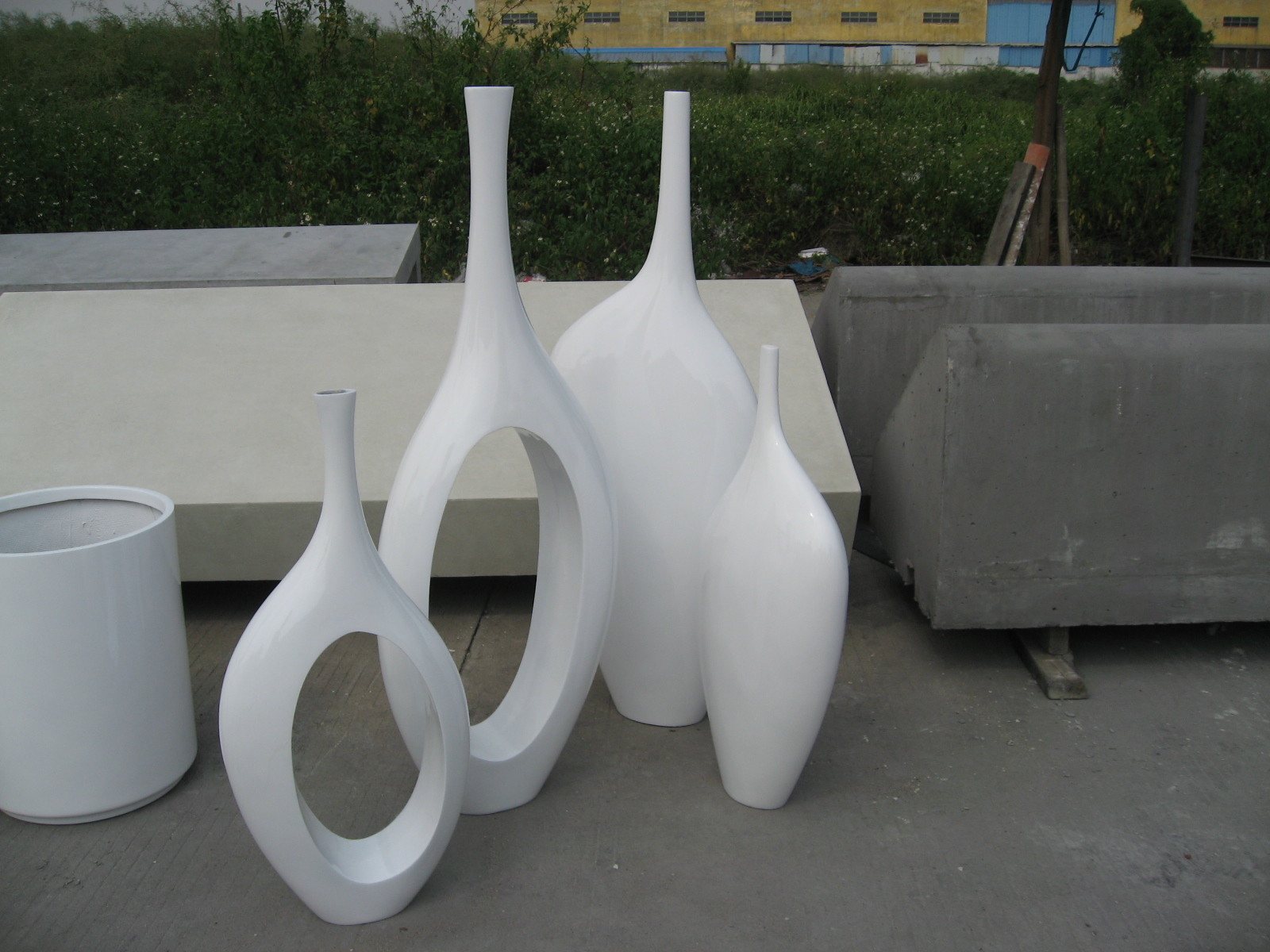 Modern Fiberglass Garden Planters For Indoor And Outdoor Trees Flower Pot