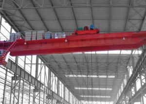 China QD Model Heavy Duty Overhead Crane Double Girder 50 Ton IP54 Protection Grade factory