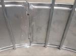 Metal Galvanized Steel Round Bale Pasture Hay Rack Livestock Feeder