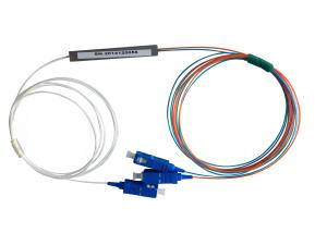 China 0.9mm Steel Tube Fiber Optic Splitter 1x2 1x4 1x16 SC/APC/UPC Digital Type factory
