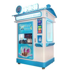 China Soft Serve Ice Cream Automatic Machine , Vending Ice Cream Machine Manufacturers factory