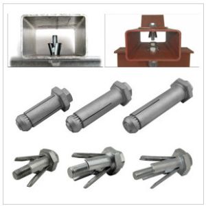 China M16 Carbon steel  Zinc plated Hot dip Galanised Expansion threading Machine Anchor Bolt on sale