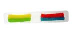 Soft Chewy Gummy Candy Double Stick Fruit Flavored With Center Filled
