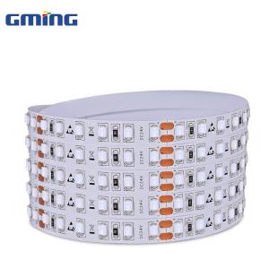 China 630nm 12W 60 Leds Flexible RGB LED Strip 10×23mm Pcb factory