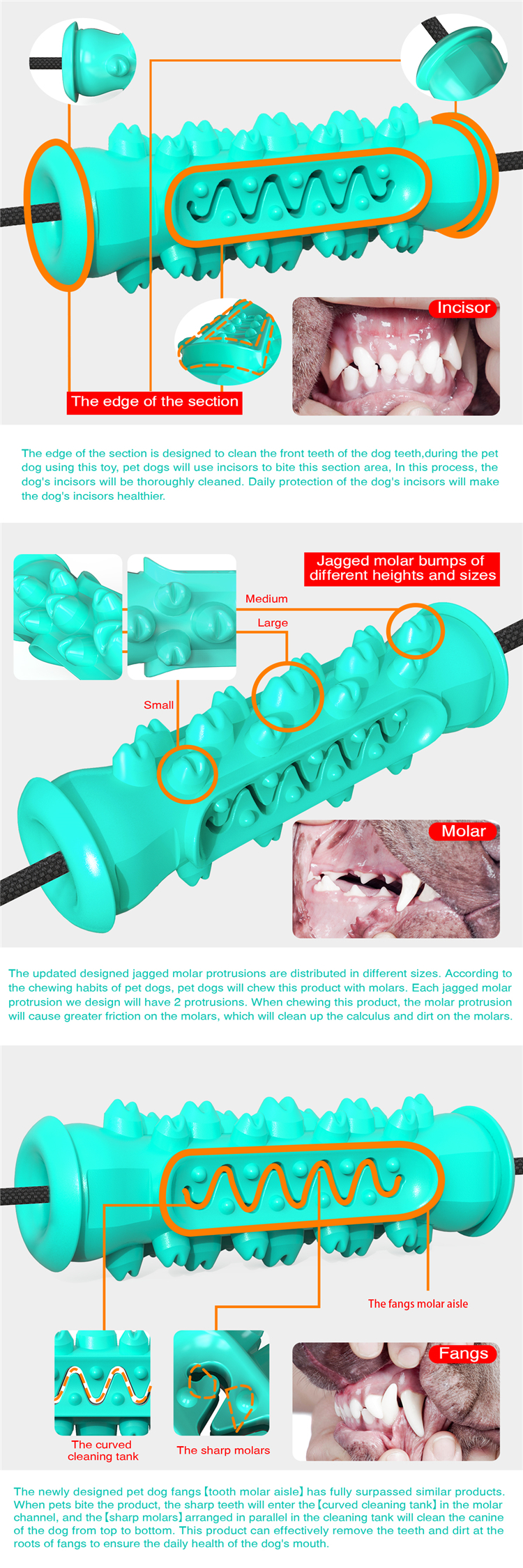 2021 Top Selling Funny Interactive Puppy Teeth Cleaning Chew Toy Dog Toothbrush Toy