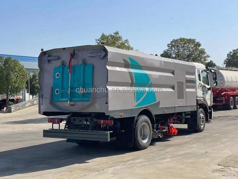 Energy type Pure Electric 16-Ton Multi-Functional Road Cleaning Sweeping Truck Your One-Stop Road Maintenance Solution