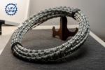8.8mm Sintered Bead Plastic Diamond Wire Saw for High Precision Granite Block
