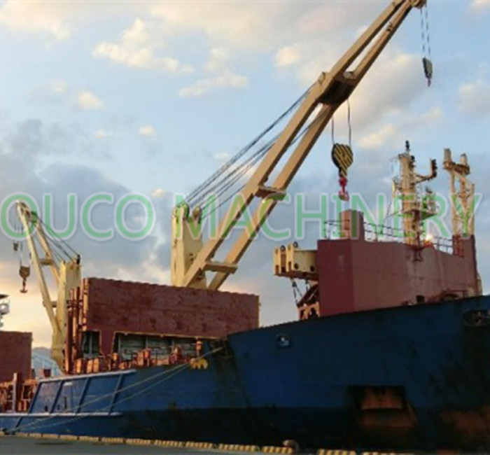 China 20t 30m Bulk Cargo Vessel Electric Stiff Boom Crane factory