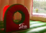 Red dome AFL Australian football kids jumping castle for outdoor parties N