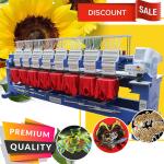 HOLiAUMA best 8 head cap t-shirt flat computerzied embroidery machine for sale