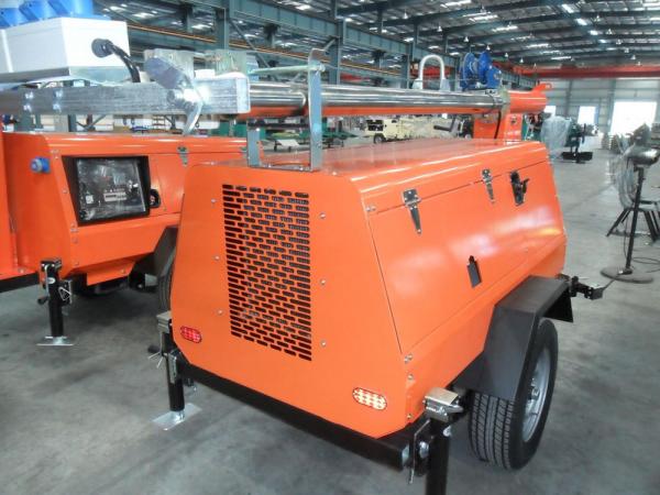 China 6kw to 20kw Mobile Lighting Tower Generator Genset Marathon AC Alternator factory