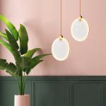 Simple Post-modern Restaurant Bar Creative Marble Chandelier