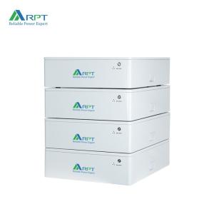 China Modular Stackable Household Energy Storage Battery 51.2V 100Ah/200Ah/300Ah/400Ah factory