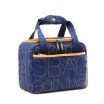 Zipper Fashion Eco Canvas Insulated Lunch Cooler Bags