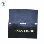 0.8W Semi-flexible Solar Panels ZW-8080-P Square PET Portable Solar Panels 2V