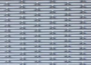 China Aluminum Crimped 3.3mm Decorative Woven Wire Mesh Anodizing factory