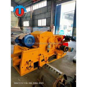 China 90KW 4000*2200*1800mm  Garden Wood Chipper Drum Chipper on sale