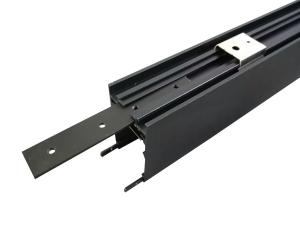 China K&amp;C Black Extruded 77mm LED Magnetic Track Light factory