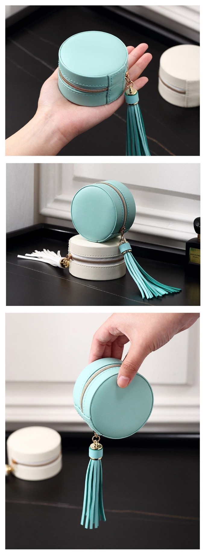 Handmade Portable Travel Jewelry Case
