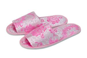 China eva sole embroidered hotel slipper factory