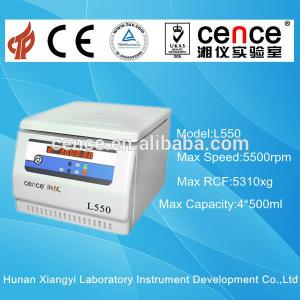 China Desktop Low speed Large Capacity Cell culture lab Centrifuge(L550) factory