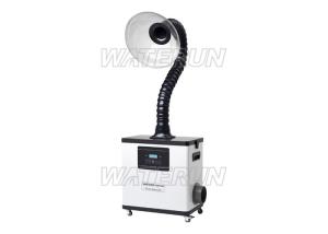 China Four Layer Filtering System Nail Salon Fume Extractor External Type Transparent Cover factory