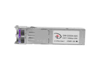 China DONGWE CSFP DW-C0334-02C(D) 155M, 1310nm / 1490nm; Compact SFP bidi, 2KM, DDM 0ºC~+70ºC factory