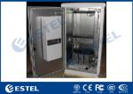 One Compartment 62kpa 48V LED IP55 Outdoor Rack Cabinet