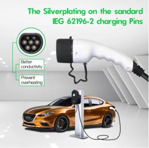 China 32A J1772 Level 2 Charging Cable Type1 To Type2 Fast Charging Cable For Electric Car factory