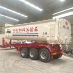 Powder Tipping Semi Trailer Powder Tank Transport Tipping Trailer Dump Trailer