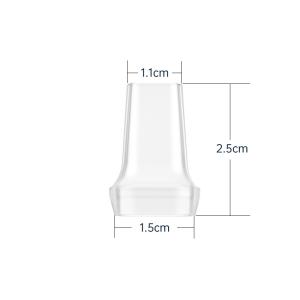 China Plastic Transparent Mouthpiece / Blowpipe Size Customizable Food Contact Certification factory