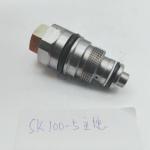 SK100-5 Excavator Main Relief Valve Digger Accessories For Construction Works