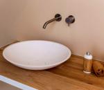 Man Made Counter Top Wash Basin Scratch Resistant 480*480*100