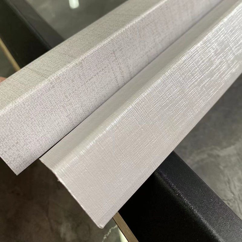 Easy To Install Smooth Surface Wall PVC Corner Protectors 55*55mm