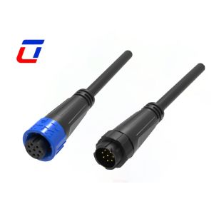 China M16 IP67 Waterproof 8 Pin Male Female Cable Connector factory