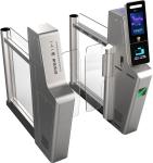 304 Stainless Steel Dry Contact Indoor Swing Border Control Speed Gate With