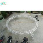 Circle Roof Box Led Stage Lighting 0.5m Aluminum Spigot Truss