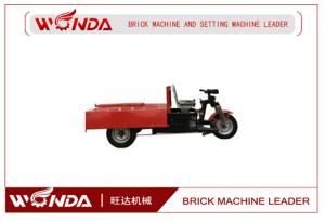 Stronger Frame Brick Extruder Machine , Oil Brake Electric Tricycle For Cargo 