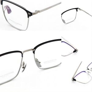 Polygons Eyeglasses Frame Pure Titanium Optical Eyewear Frame