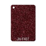 PMMA 2 Sided Premium Glitter Acrylic Sheets 3.0mm Thickness 118" Red