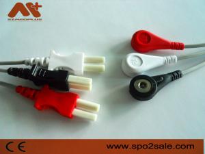China Spacelabs Compatible 3 lead snap ECG Leadwire - 700-0007-00 factory