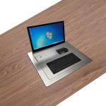 Team Office Conference System Equipment Hidden Desk 15.6 Inch Pop Up FHD LCD