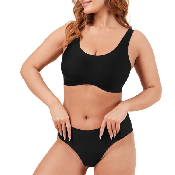 Stylish Printed Push Up Body Shaping Bra for Women by HEXIN Back Closure Lingerie Set