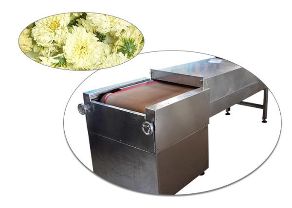 Stainless Steel Microwave Drying Machine , Food Sterilizer Machine With Heating