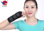 Medical Aluminum Alloy Wrist Support Brace Black Air Permeable For Left And