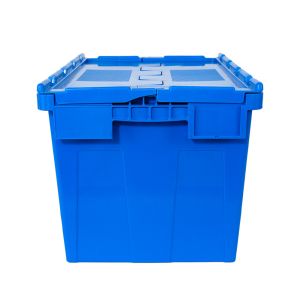 Customized Color Attached Lid Container for Stackable Distribution Solution