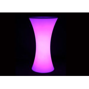 Party Poseur LED Cocktail Table Round Highboy Table Lighting Furniture